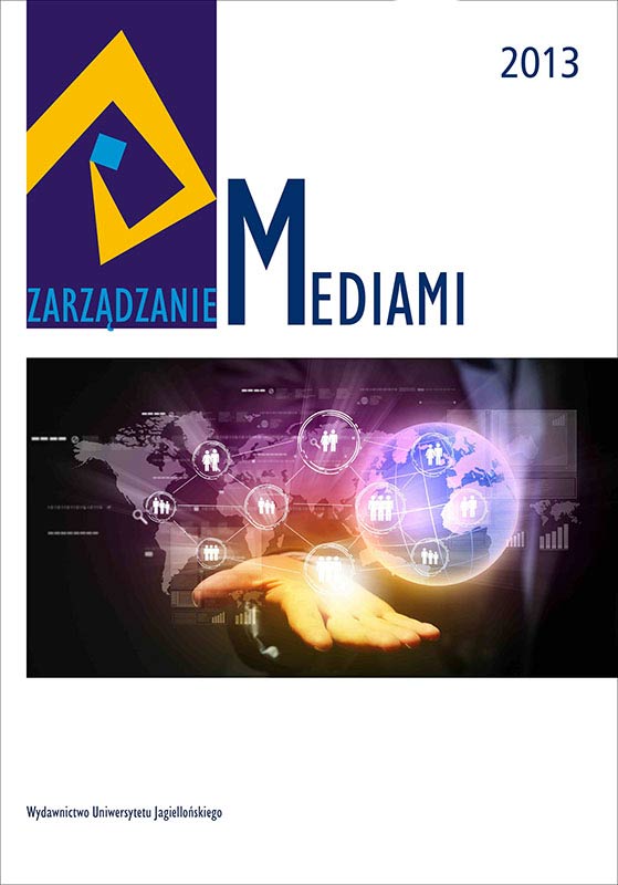 Media wobec wyzwań społeczeństwa wiedzy: ekonomiczne aspekty zarządzania mediami w warunkach gospodarki cyfrowej