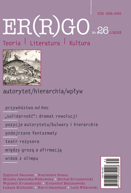 Varia: "Sex and Terror": Authority and the Esthetics of Terror and Affirmation Cover Image