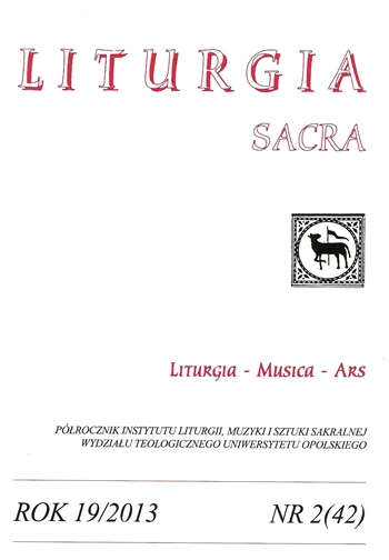 „Sacrosanctum Concilium” — Initium culmenque instaurationis Ecclesiae?