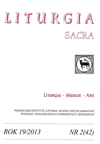 The Participation of the Catholic Weekly “Sunday” in Deepening Understanding of the Liturgical Renewal of Second Vatican Council Cover Image
