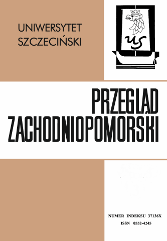 The middle ages and the medieval Pomerania in professor Tadeusz Biał􀃢ecki’s scientific production Cover Image