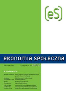 Usługi społeczne i socjalne jako wspólny obszar polityki i ekonomii społecznej