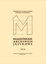 The vocabulary calling Catholics and non-Catholics in the eighteenth-century homilies by Krzysztof Kluk Cover Image