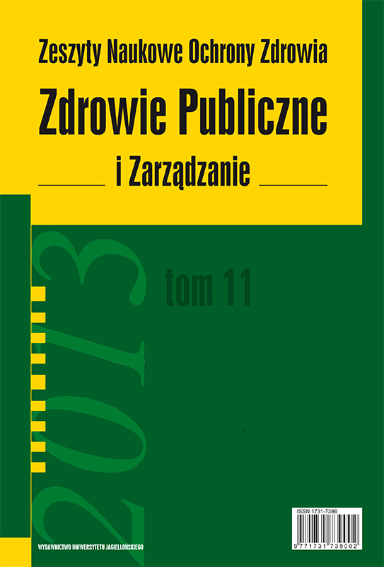 Medical turism in Europe and in Poland – present status, development bariers, perspectives and recemendations concerning the development of medical tourism in Poland Cover Image