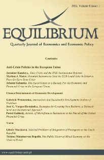 EURO CRISIS AND THE EMU INSTITUTIONAL REFORMS Cover Image