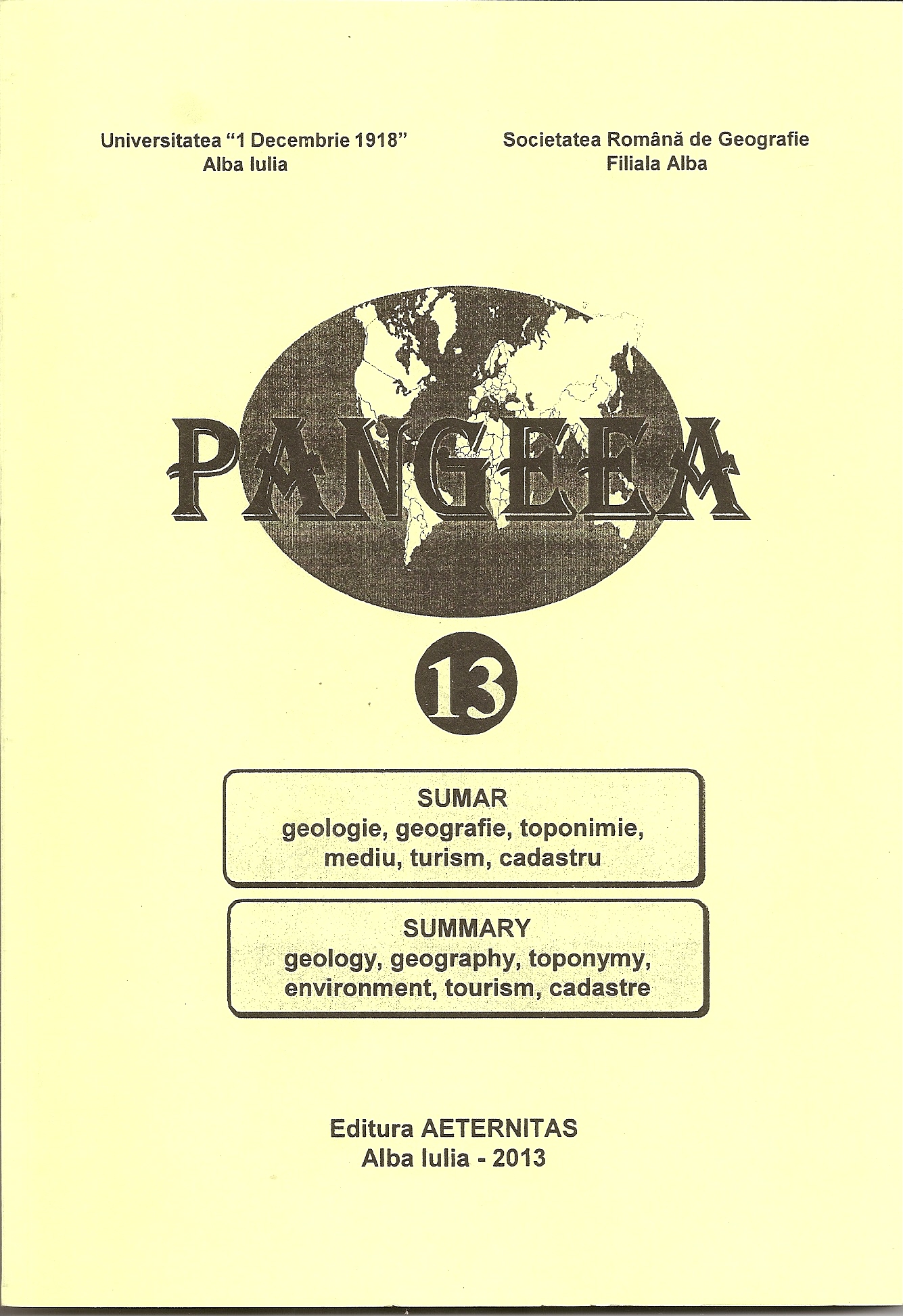 Environmental education through the educational and extracurricular
activities. Cover Image