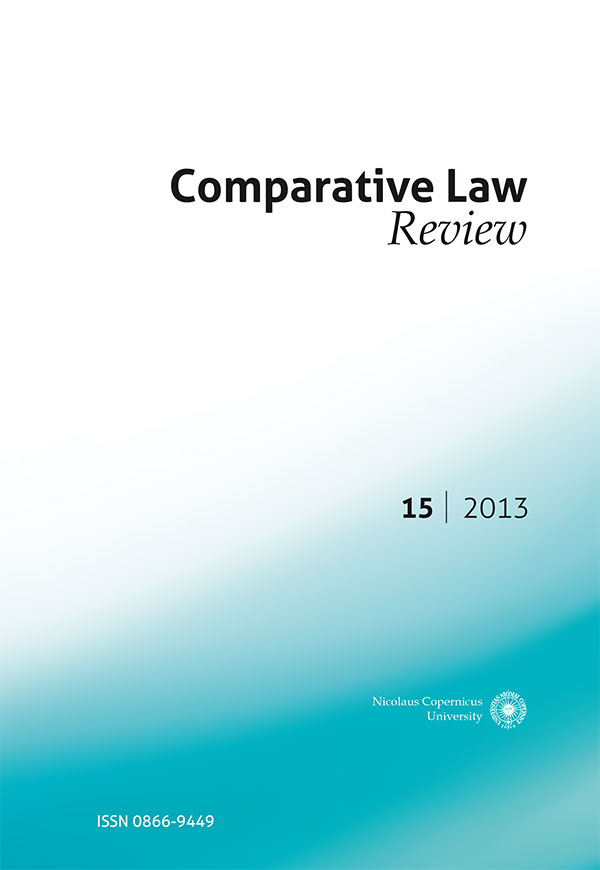 Protection of Individuals Against Competition Law Violations in the Polish Legal System Cover Image