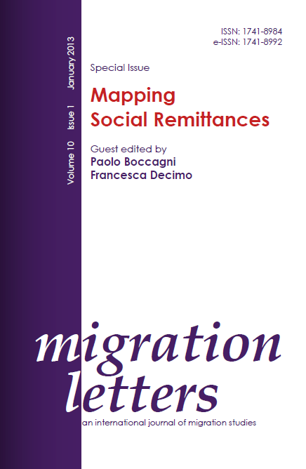 Migration and family change in Egypt: a comparative approach to social remittances Cover Image