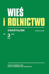 Character of unemployment in Poland and in rural areas by voivodeship in 2006–2009 Cover Image