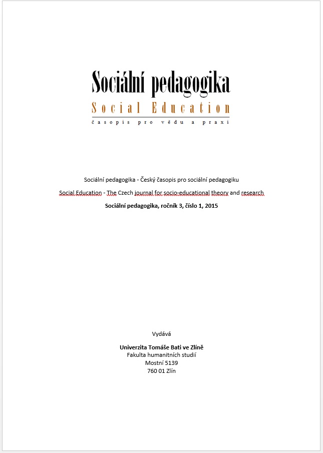 Pupil – a refugee in the Czech education system: a case study Cover Image