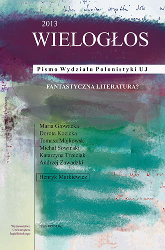 The fantastic writers, or how the writers of fantastic prose fiction conquer Polish literature Cover Image