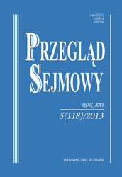 The Notion of the So-called Provisions of Repressive Nature: Remarks Based on the Judicial Practice of the Constitutional Tribunal Cover Image