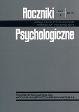 Who is the psychologist among people? Notes on the margin of Katarzyna Sikora’s article Cover Image