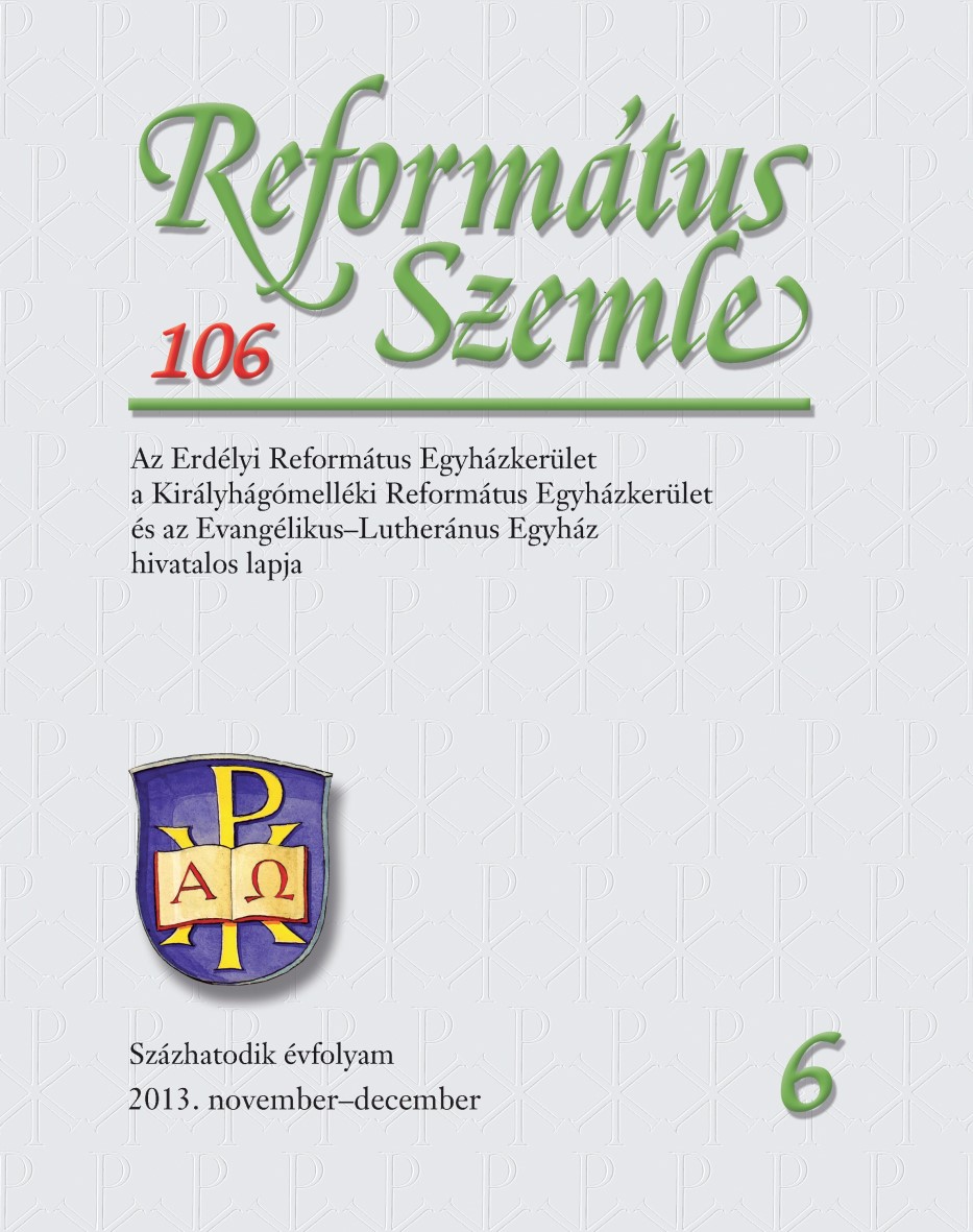 On the Centenary of the Pipe Organ of the Central Reformed Church of Kolozsvár (Klausenburg) Cover Image