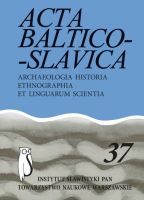 Idiolectal diversity of code-switching in the bilingualism of the Old Believers in the region of Suwałki and Augustów Cover Image