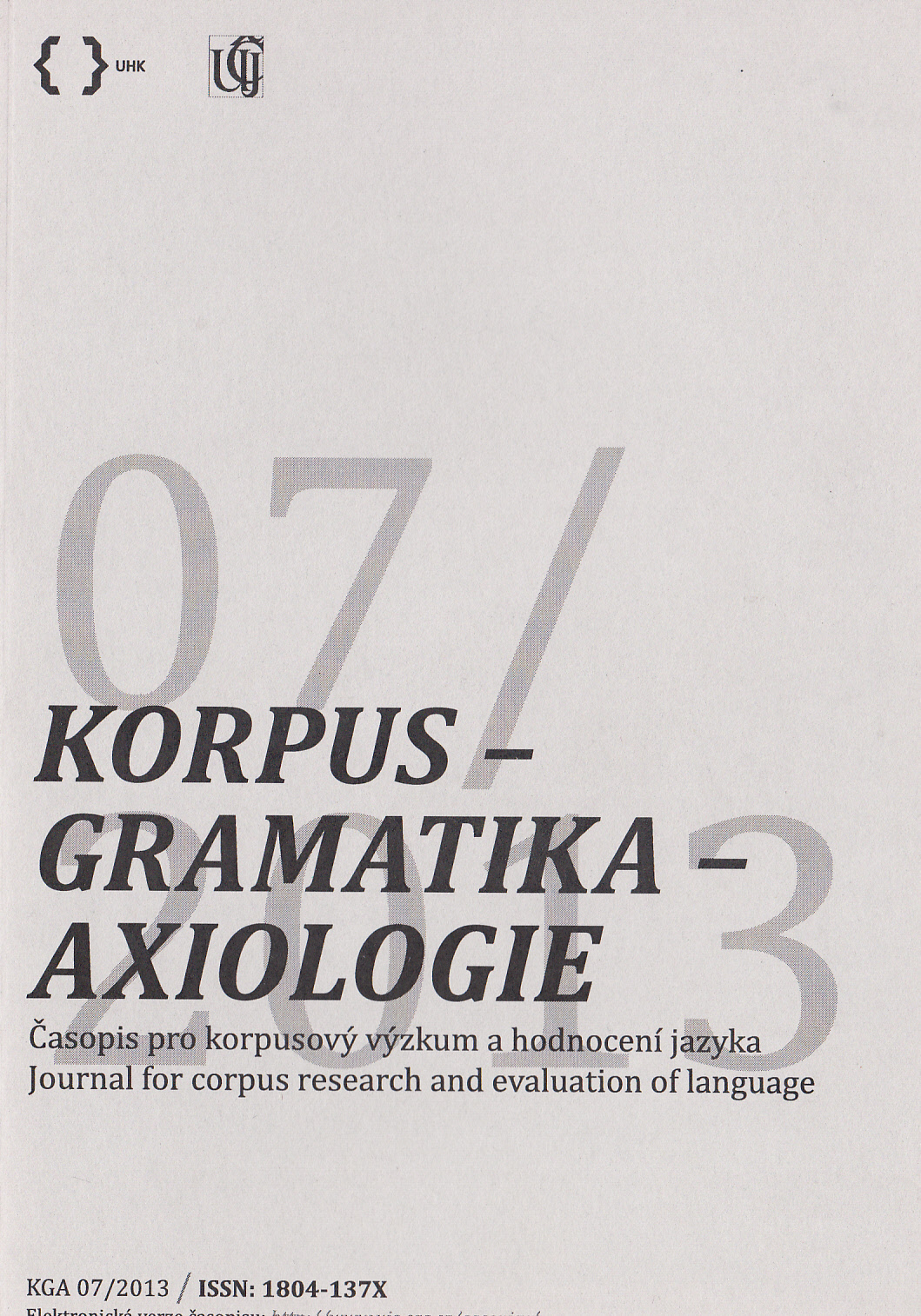 Bohemisms in Current Slovak Cover Image