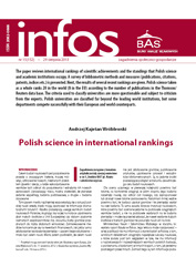 Polish science in international rankings. Cover Image