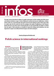 Polish science in international rankings. Cover Image