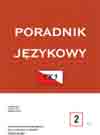 The contemporary Polish spelling: between the standard and the usage Cover Image