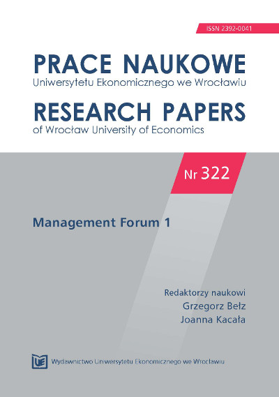 Efficiency measures of employees’ competence improvement forms together with their occurence in enterprises on the Polish market Cover Image