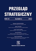 [review] Kluczowe determinanty bezpieczeństwa Polski na początku XXI wieku, (red.) S.Wojciechowski, A.Wejkszner, Difin,Warszawa 2013, ss. 454. Cover Image