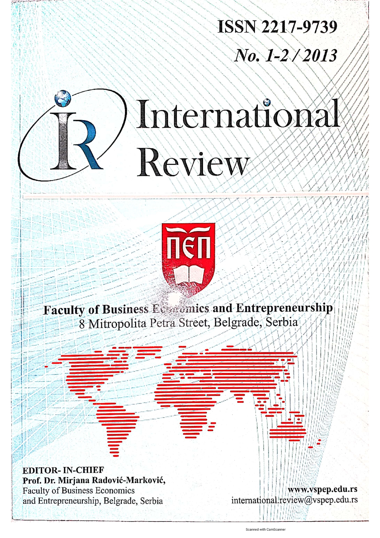 Effect of Global Economic Crisis on Life Insurance Market‐Countries of the Former Yugoslavia from 2008 to 2011 Cover Image