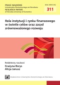 Analysis of the effectiveness of investment in an index of socially responsible companies on the example of RESPECT Index Cover Image