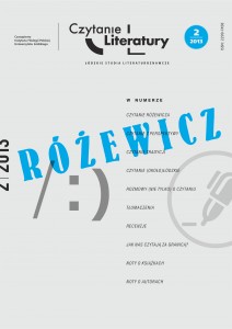 The embankment of Różewicz's poetry Cover Image