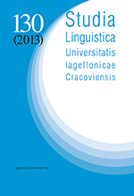 Miechowita’s knowledge of East European languages (mainly Hungarian, Lithuanian and Tatar) based on his Tractatus de duabus Sarmatiis (1517) Cover Image