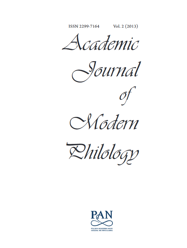 Słowo o Teorii Metafor Pojęciowych w bieżącym dyskursie akademickim: komentarz do artykułu Ariadny Strugielskiej (2012) “Alternate Constuals of Source and Target Domains in Conceptual Metaphor”