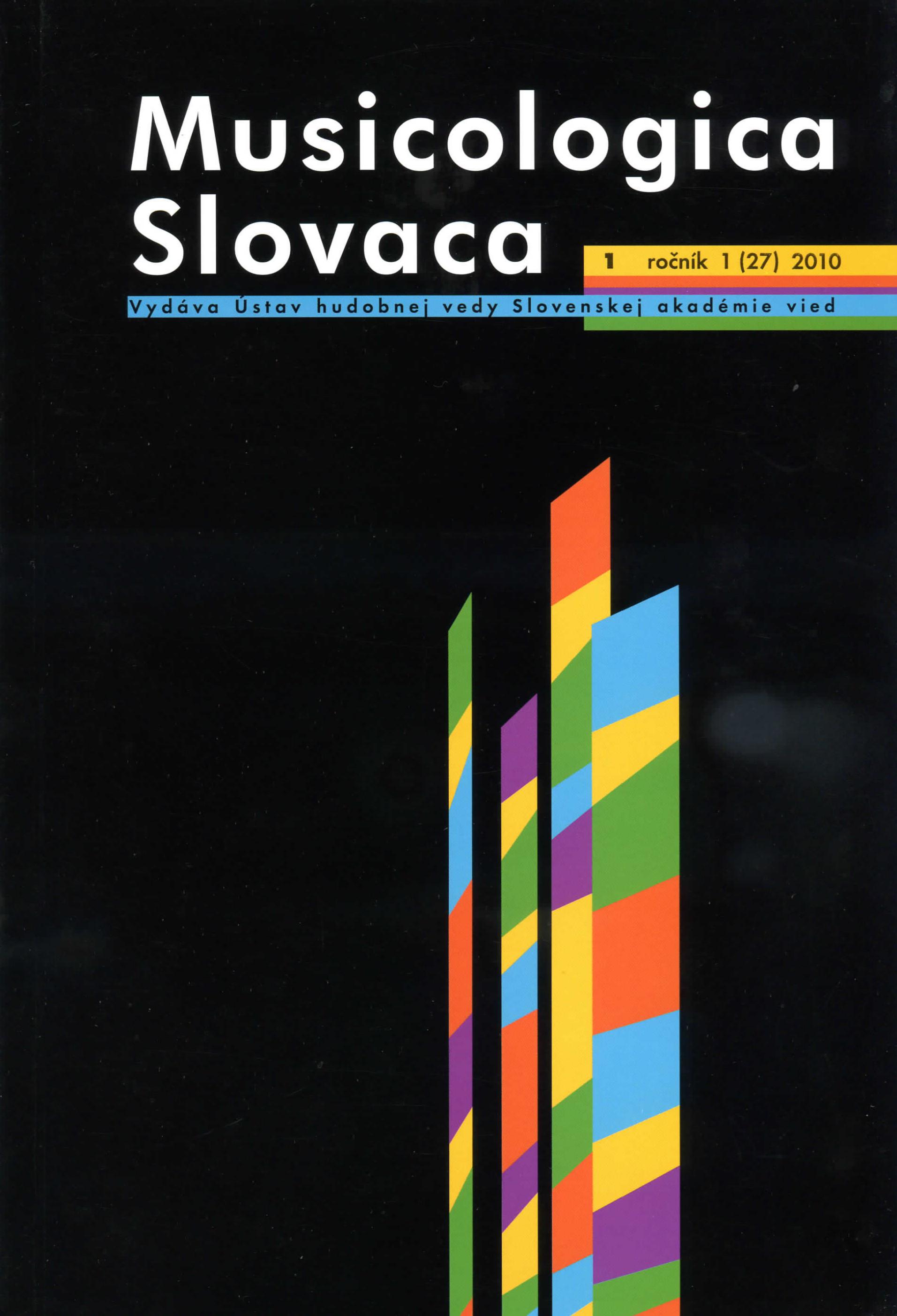 Midsummer Songs in Slovakia as Part of Slavonic Cultural Tradition Cover Image