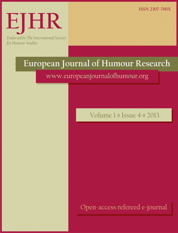 Humour styles, personality and psychological well-being: Cover Image