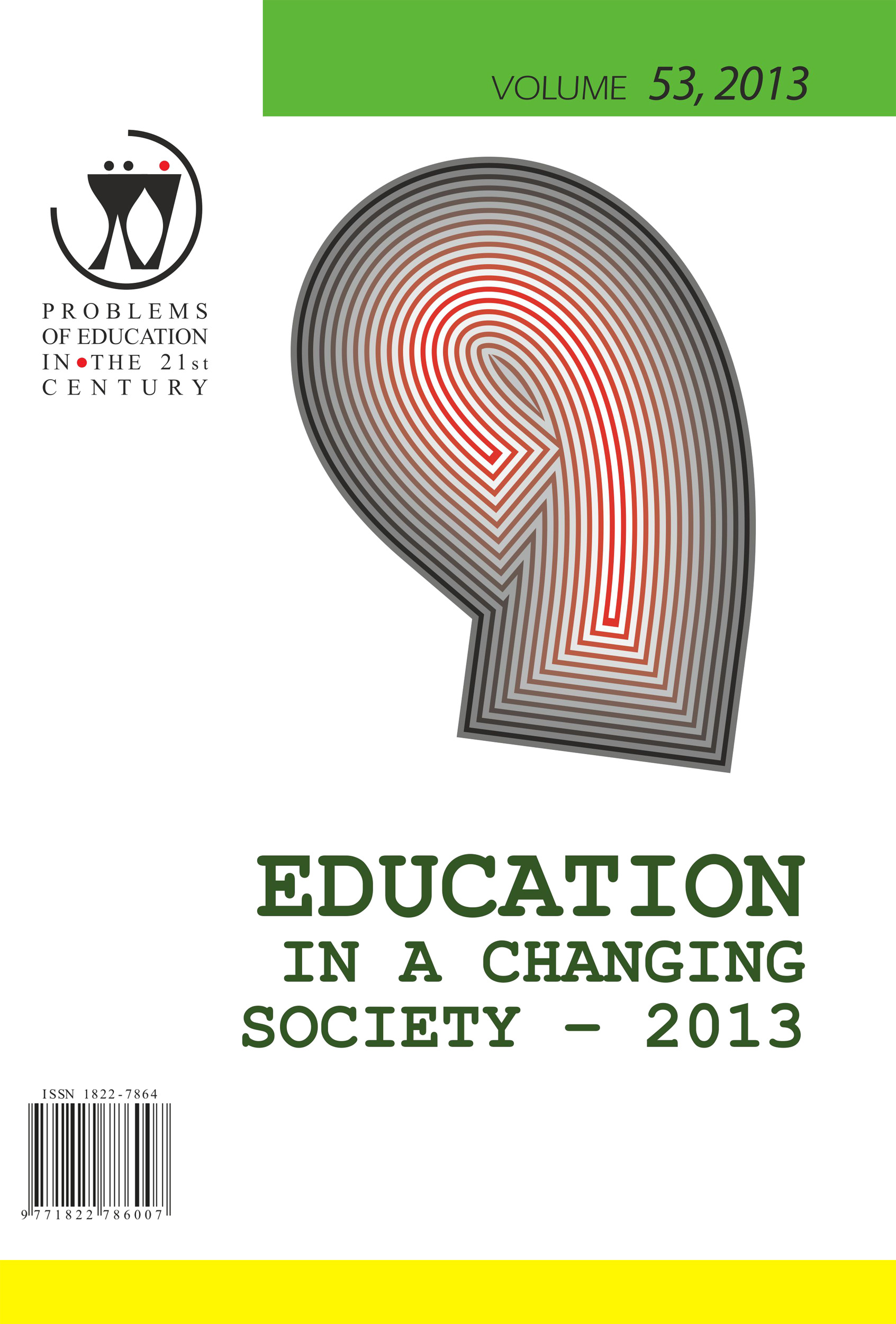 BLENDING OF OLD AND NEW APPROACHES IN GEOGRAPHICAL EDUCATION: A CASE STUDY Cover Image