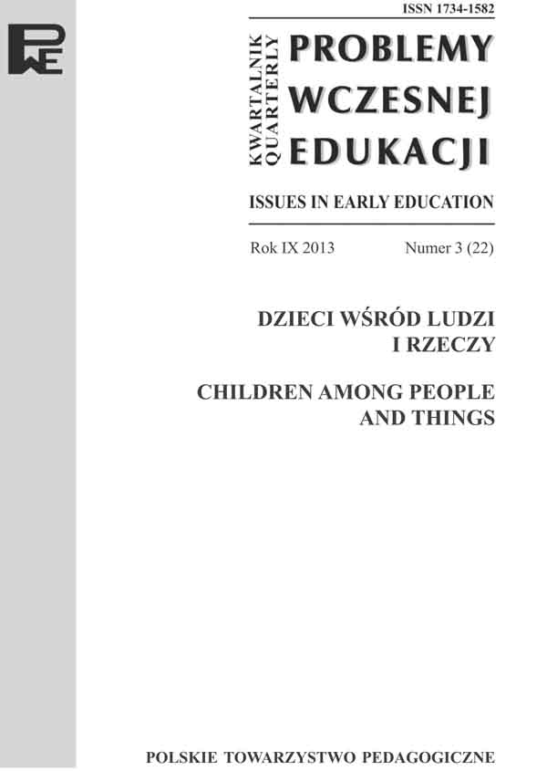 Do Poles like to beat children? – pedagogical addenda to the book by Sylwia Różycka-Jaroś „Karcenie dzieci – czyn zabroniony czy okoliczność... Cover Image