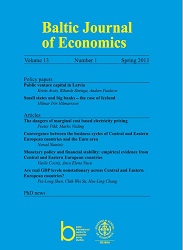 Monetary policy and financial stability: empirical evidence from Central and Eastern European countries Cover Image