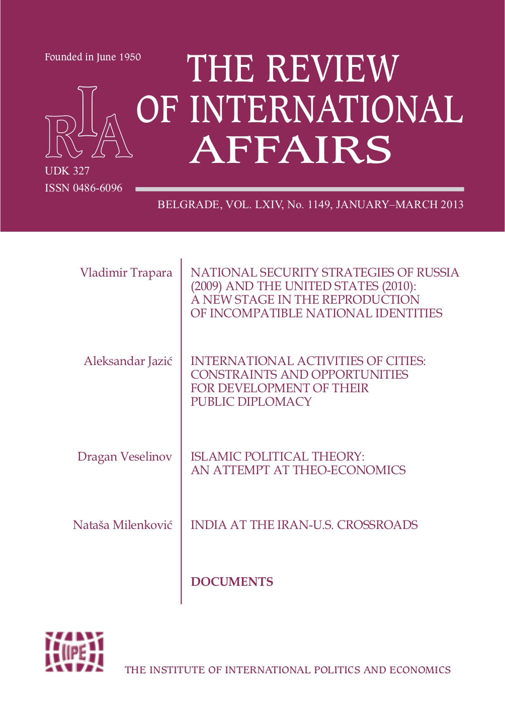 Development of the common security and defence policy following the entry into force of the Lisbon Treaty Cover Image