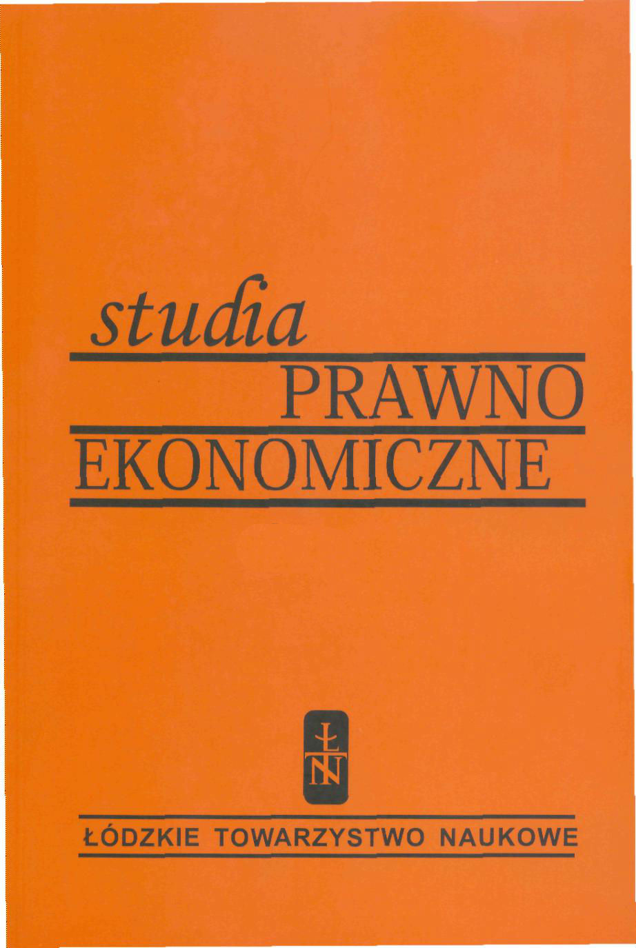 Evaluation of SMEs activities in the Lodz Metropolitan Area in the light of a direct study Cover Image