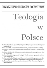 Sketch to the theological approach of hell. About the darkness of hell in the “light” of personalism Cover Image