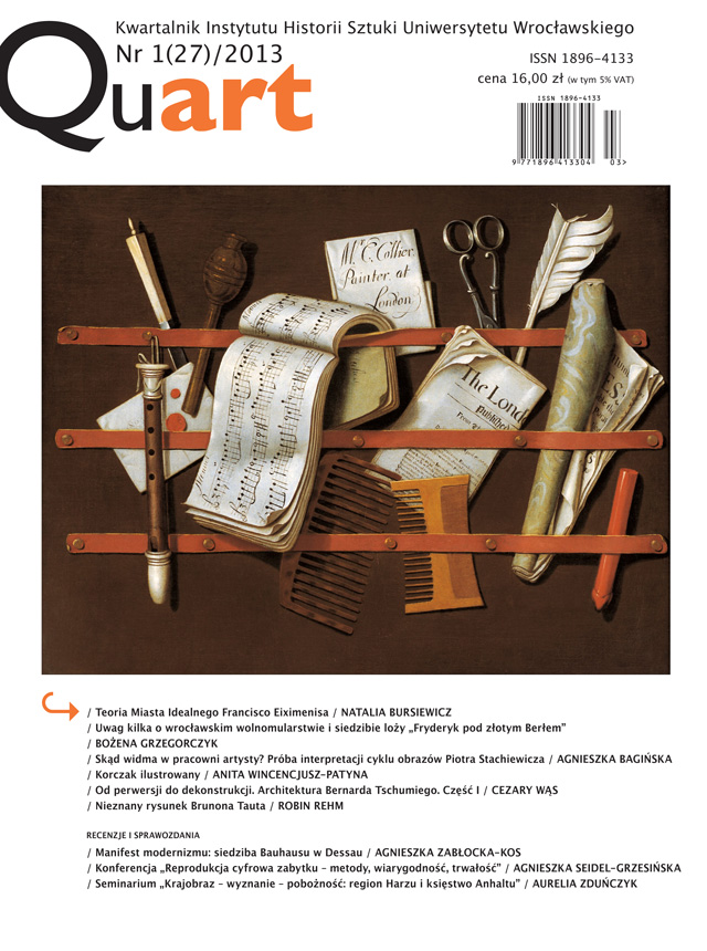 Where do the ghosts in the artist's studio come from? An attempt to interpret the series of paintings by Piotr Stachiewicz Cover Image
