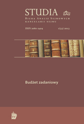 Performance-based budget in Poland – achievements and challenges. Cover Image