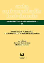 PUBLIC SERVICES AS A CITY FORMING FACTOR AND AS AN INDICATOR OF A CITY’S STATUS WITHIN A SETTLEMENT NETWORK BASED ON THE EXAMPLE OF SMALL CITIES IN NO Cover Image