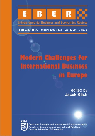 The Determinants of Born Global Companies Emergence in Central European Countries Cover Image