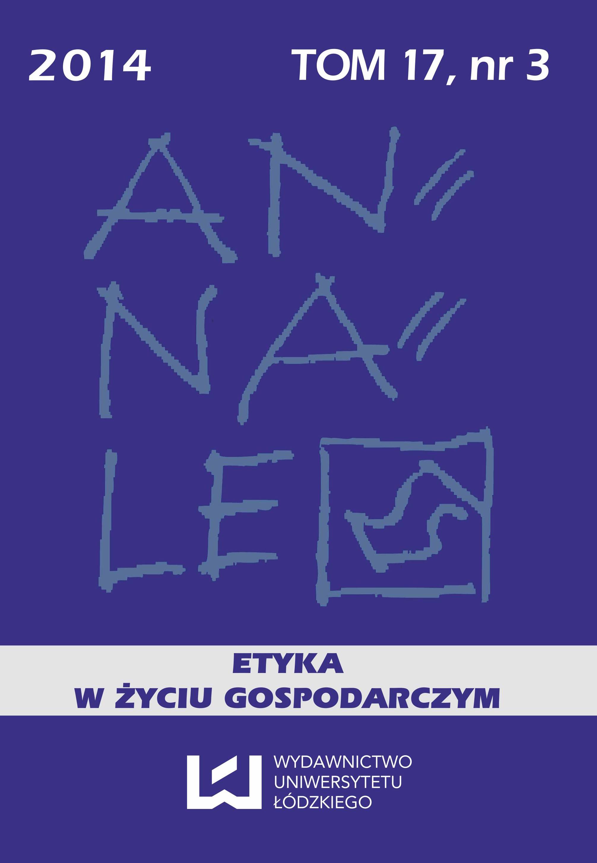 The Precariat in Poland – Reasons, Consequences and Potential Improvement of the Situation on the Labour Market Cover Image