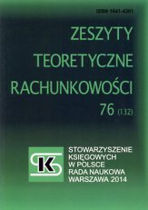 Principles of preparation of the balance sheet in Poland in 1945–1950 – an outline of the problem Cover Image