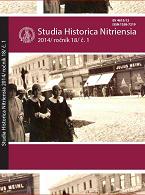 Public Vocational School for Women in Nitra and its´ Activities in the Years 1939-1945 Cover Image