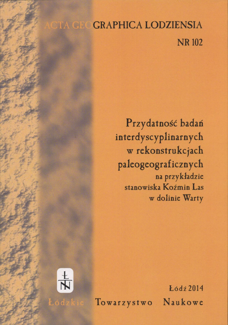 Lithological characteristics of deposits of the site Koźmin Las and their palaeogeographical interpretation Cover Image
