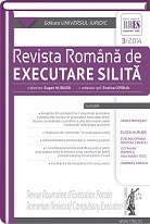 Requirements from the perspective of the european Convention on human rights in the forced execution procedure. Brief considerations regarding the pr  Cover Image