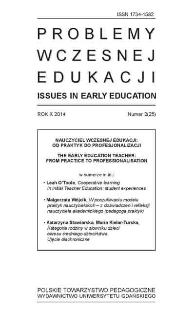 Cooperative learning in Initial Teacher Education: student experiences Cover Image