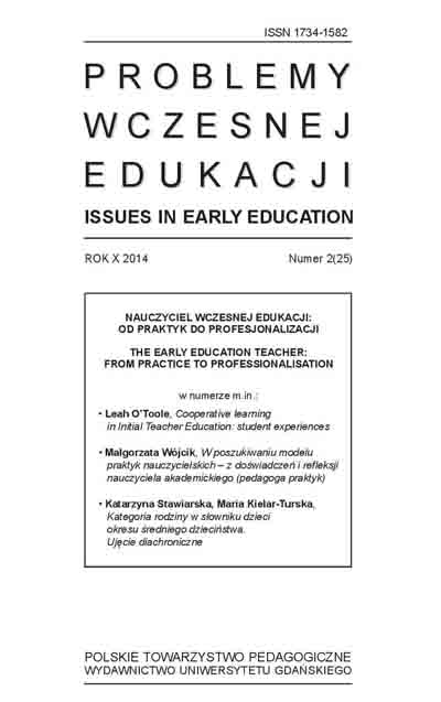 In search of a model for teaching practice – the experience and reflection of an academic teacher (practice teacher) Cover Image