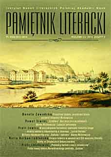 Romanticism is Today, but Slightly Farther. A review: M. Masłowski, Etyka i metafizyka [...]. Warszawa 2011 Cover Image